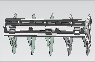 掃風(fēng)葉片(自動(dòng))  -家電注塑模具